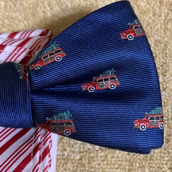 🆕 KNOTTY & NICE - BOW TIE & POCKET SQUARE SET 🆕 - Picture 3 of 8